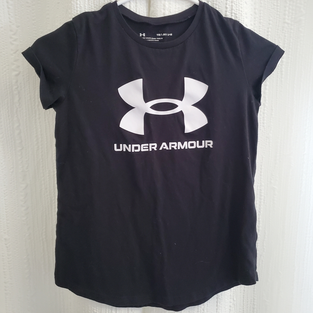 Under Armour Girls Black T-Shirt